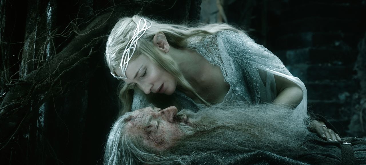 Der Hobbit: Die Schlacht der Fünf Heere : Bild Cate Blanchett, Ian McKellen