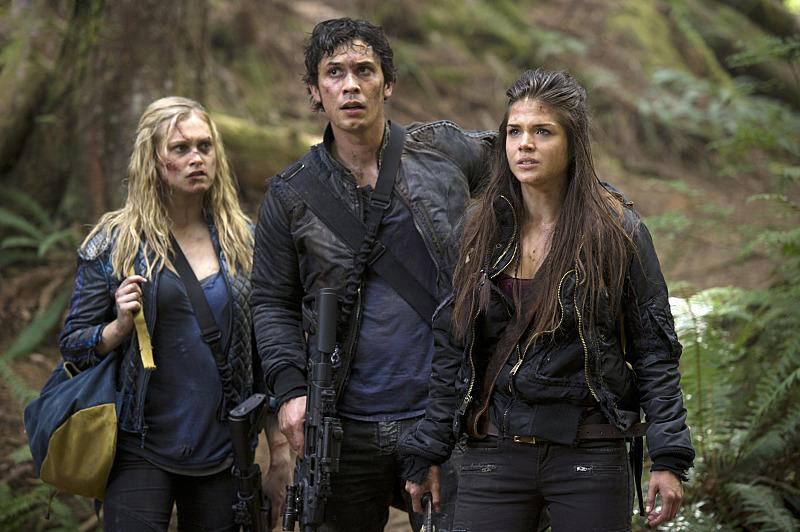The 100 : Kinoposter Eliza Taylor, Marie Avgeropoulos, Bob Morley