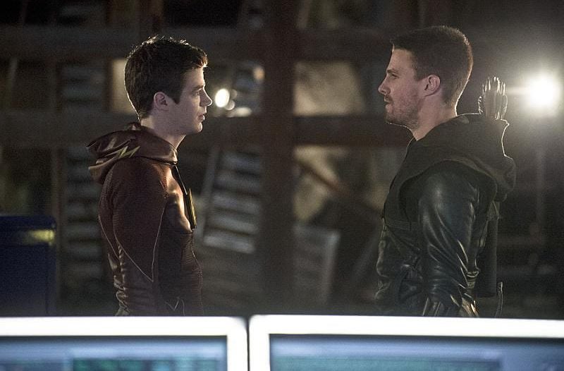 Arrow : Bild Stephen Amell, Grant Gustin