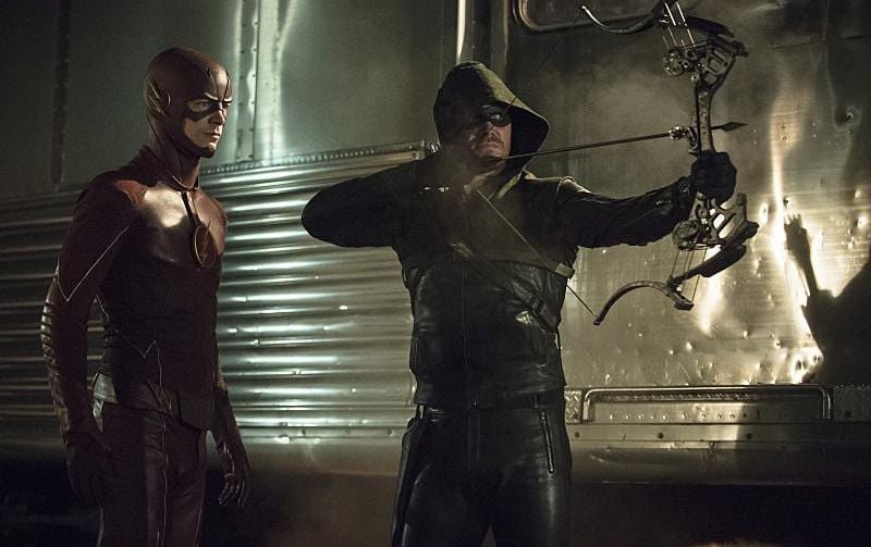 Arrow : Bild Stephen Amell, Grant Gustin