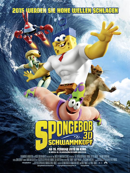 SpongeBob Schwammkopf 3D : Kinoposter