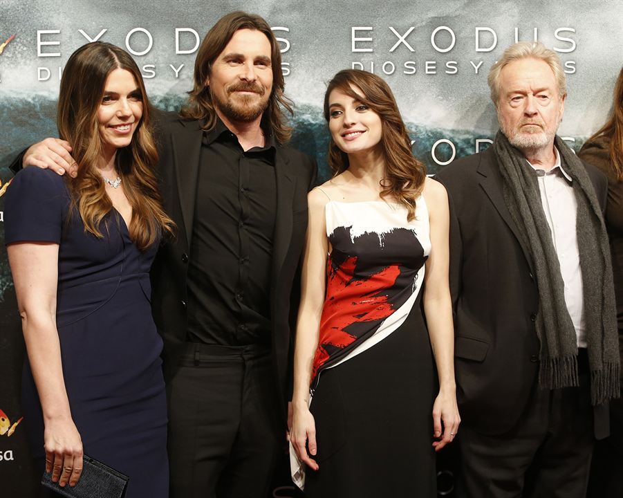 Exodus: Götter und Könige : Vignette (magazine) María Valverde, Ridley Scott, Christian Bale