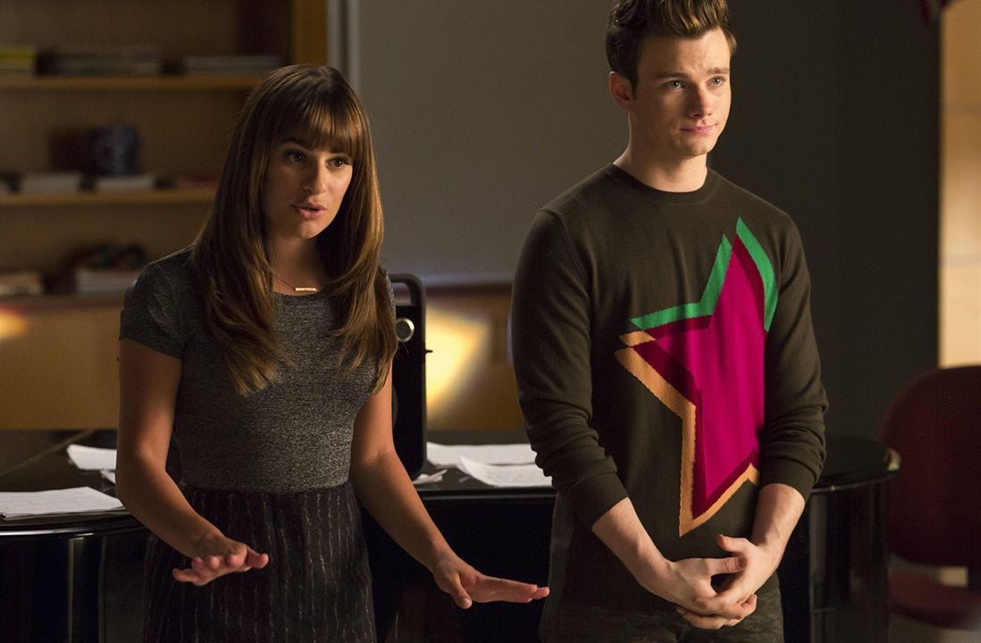 Glee : Bild Chris Colfer, Lea Michele