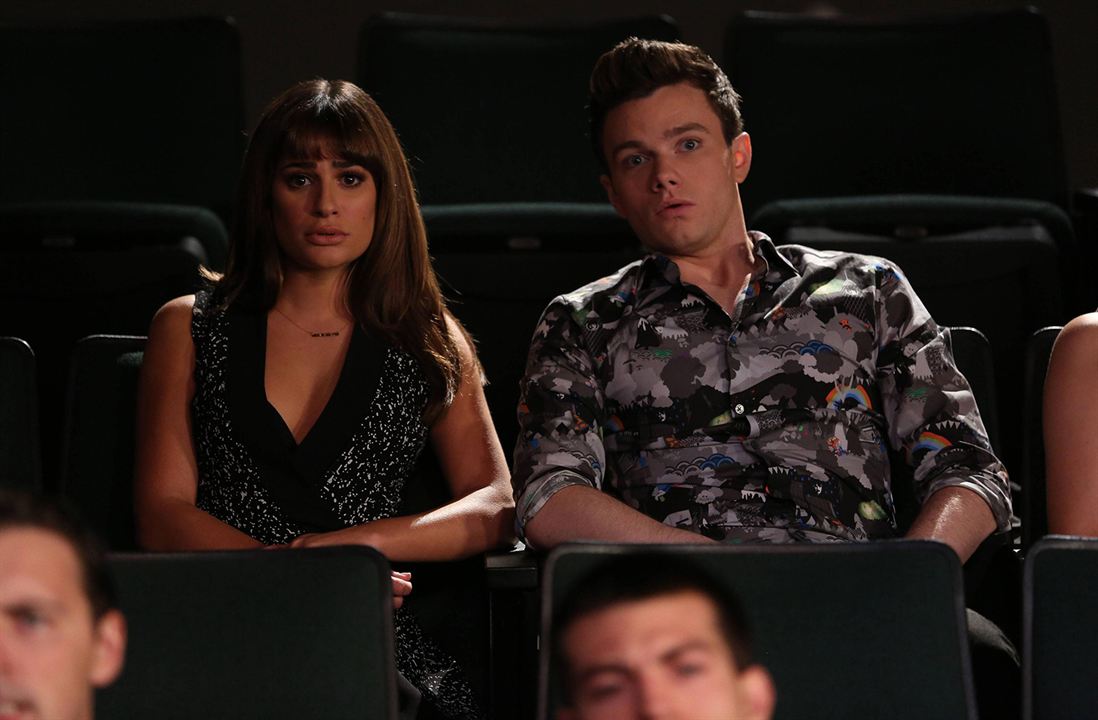 Glee : Bild Chris Colfer, Lea Michele