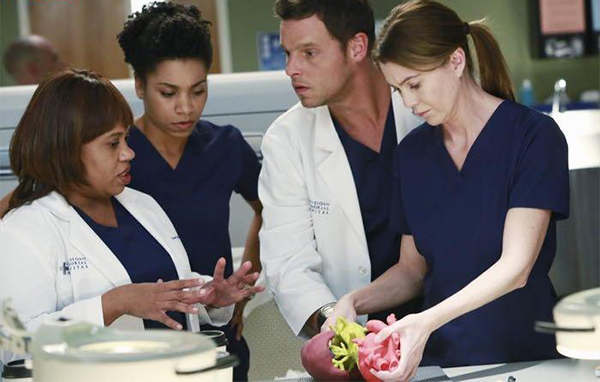 Grey's Anatomy - Die jungen Ärzte : Bild Ellen Pompeo, Chandra Wilson, Justin Chambers (I), Kelly McCreary