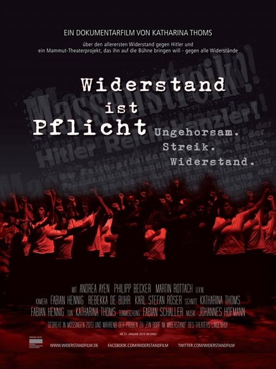 Widerstand ist Pflicht : Kinoposter