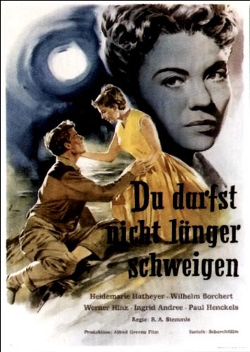 Du darfst nicht länger schweigen : Kinoposter