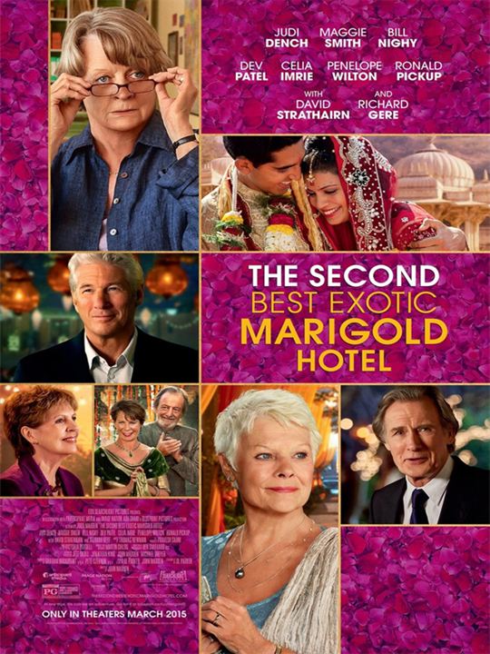 Best Exotic Marigold Hotel 2 : Kinoposter