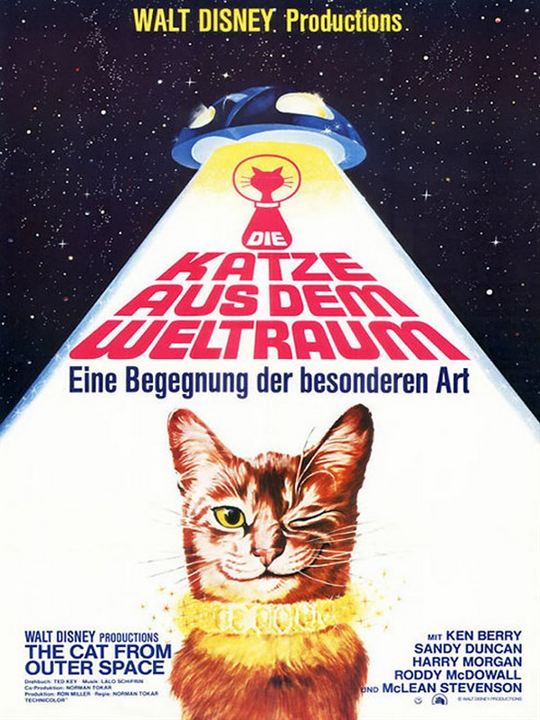 Die Katze aus dem Weltraum : Kinoposter