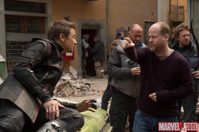 Avengers 2: Age Of Ultron : Bild Joss Whedon, Jeremy Renner