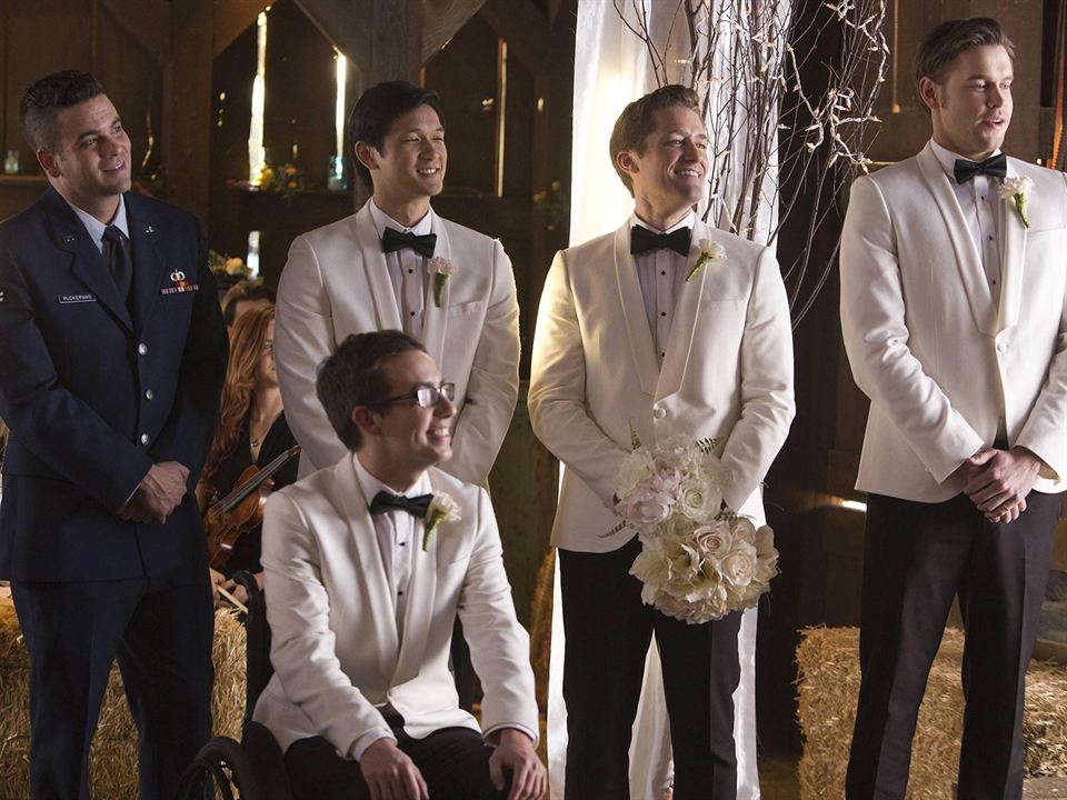 Glee : Bild Mark Salling, Kevin McHale, Harry Shum Jr., Chord Overstreet, Matthew Morrison