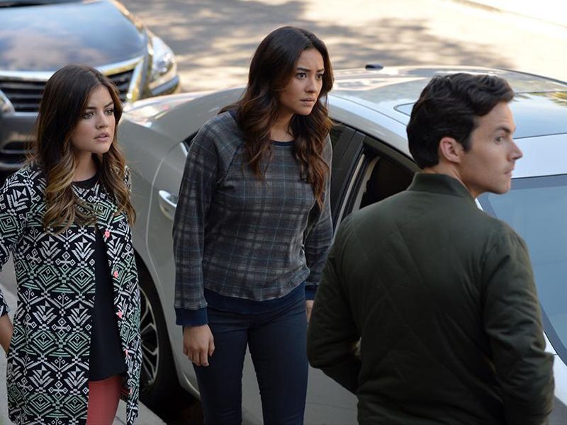 Pretty Little Liars : Bild Lucy Hale, Ian Harding, Shay Mitchell