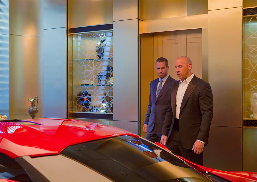 Fast & Furious 7 : Bild Vin Diesel, Paul Walker