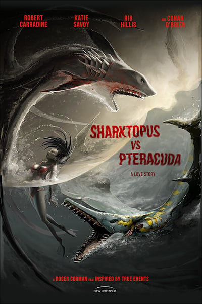 Sharktopus Vs Pteracuda - Kampf der Urzeitgiganten : Kinoposter