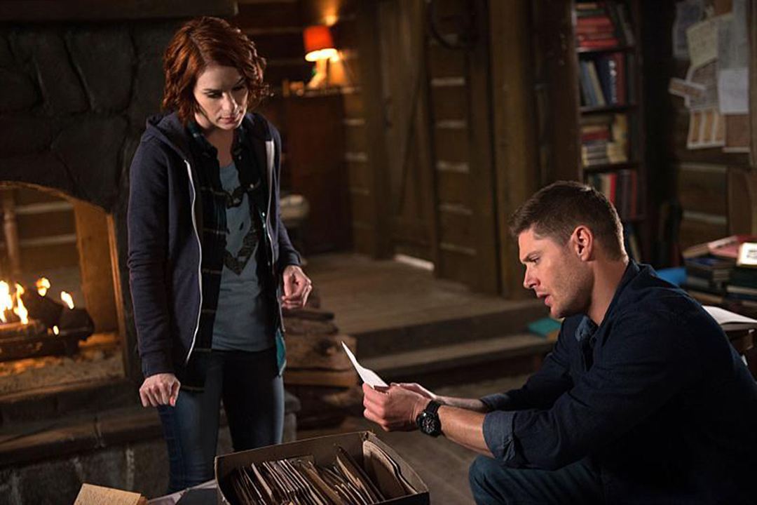 Supernatural : Bild Felicia Day, Jensen Ackles