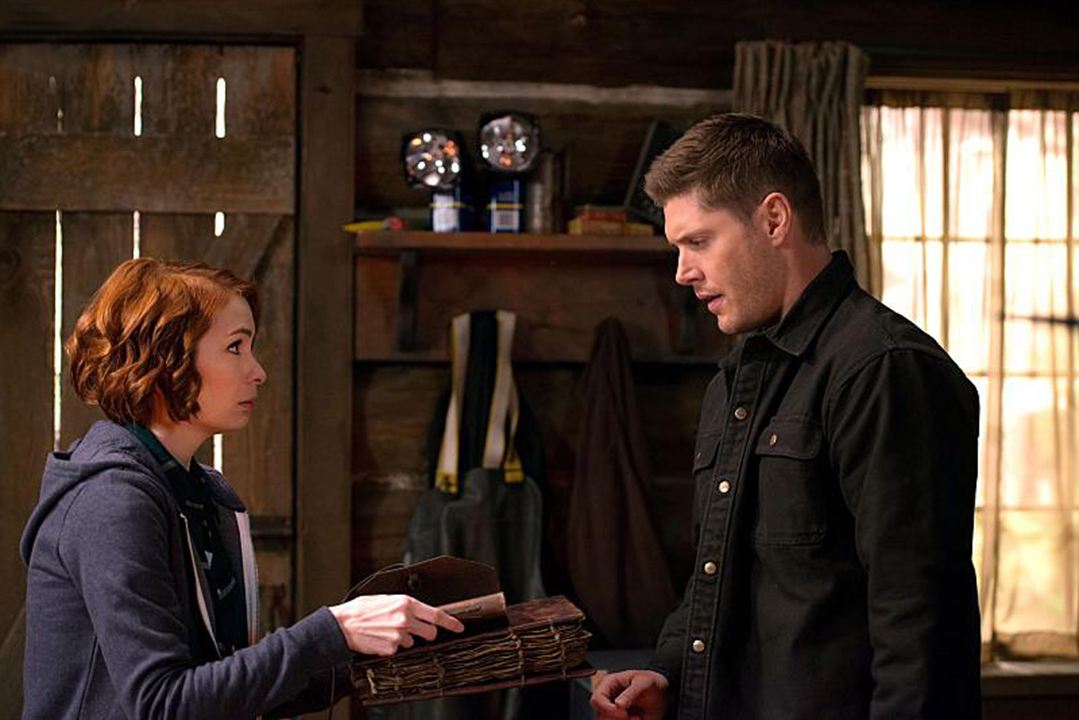 Supernatural : Bild Felicia Day, Jensen Ackles