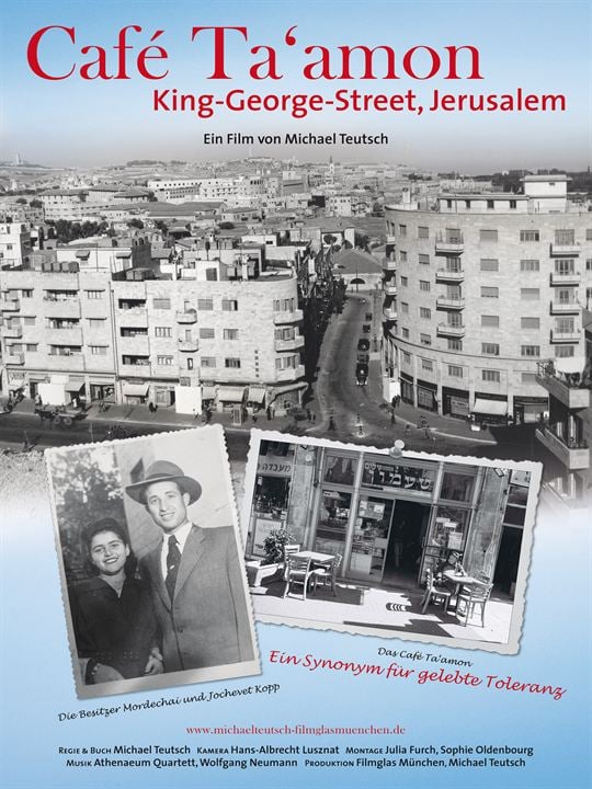 Café Ta’amon - King George Street, Jerusalem : Kinoposter