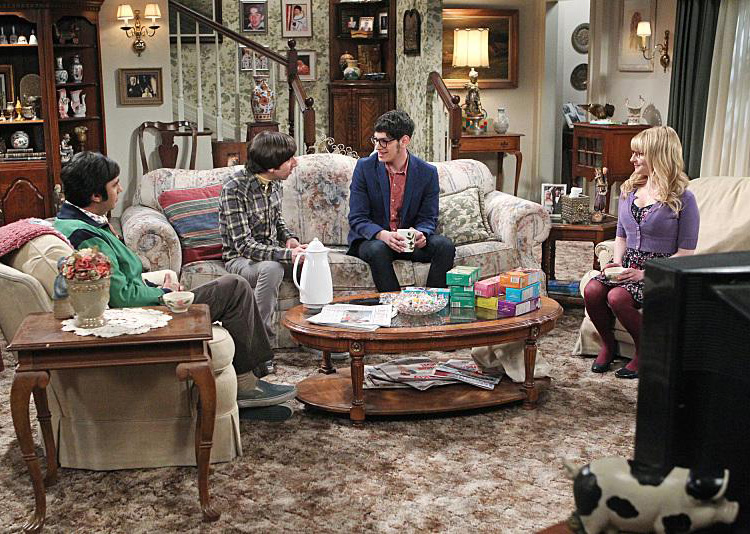 The Big Bang Theory : Bild Kunal Nayyar, Matt Bennett, Melissa Rauch, Simon Helberg