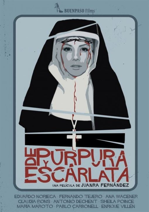 De púrpura y escarlata : Kinoposter