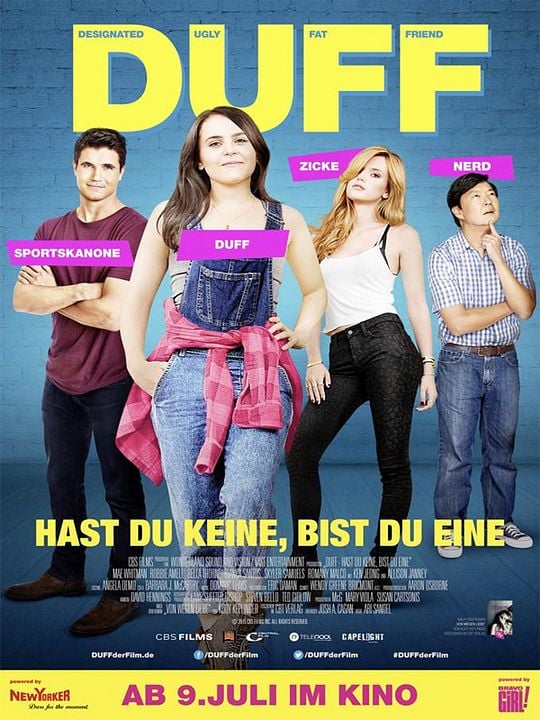 Duff - Hast du keine, bist du eine : Kinoposter