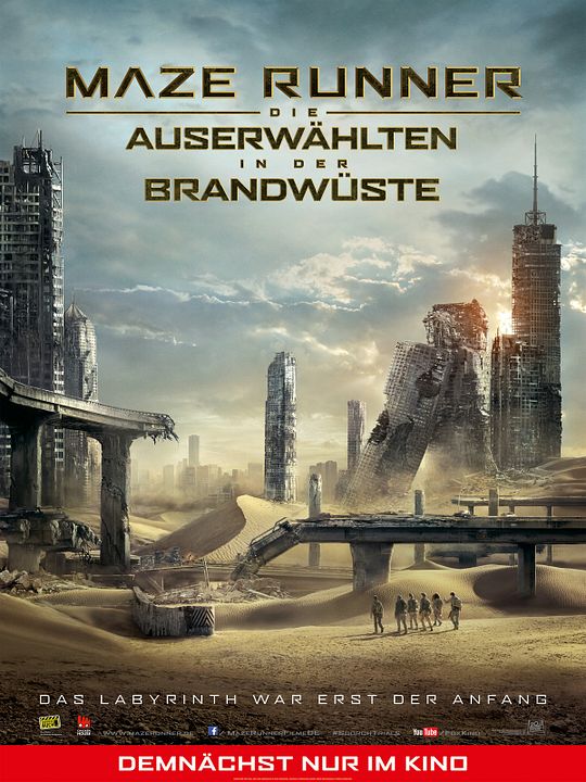 Maze Runner 2 - Die Auserwählten in der Brandwüste : Kinoposter