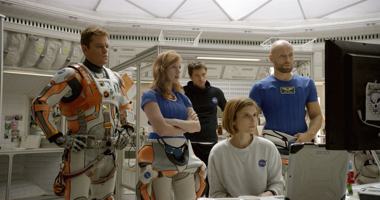 Der Marsianer - Rettet Mark Watney : Bild Aksel Hennie, Sebastian Stan, Jessica Chastain, Matt Damon, Kate Mara