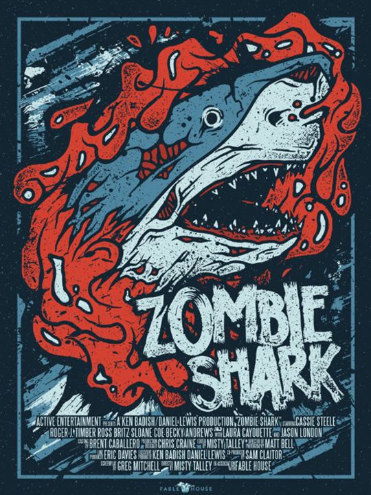 Zombie Shark - The Swimming Dead : Kinoposter