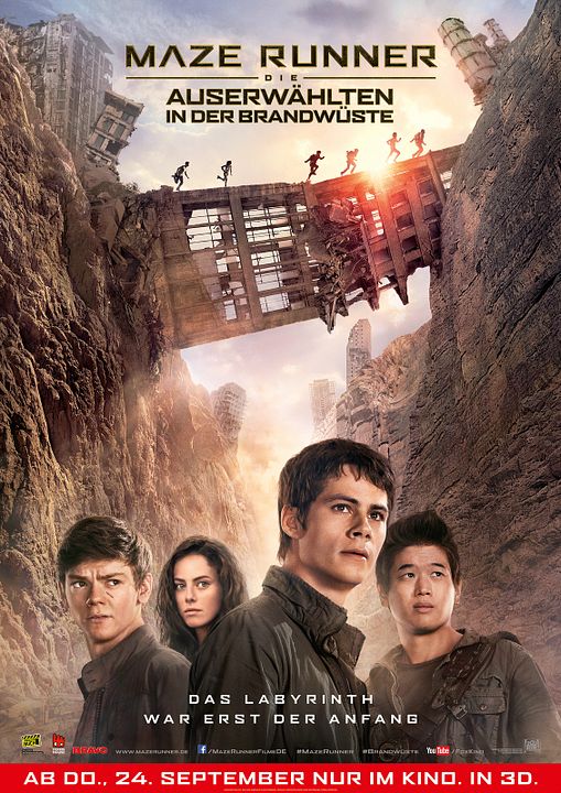 Maze Runner 2 - Die Auserwählten in der Brandwüste : Kinoposter