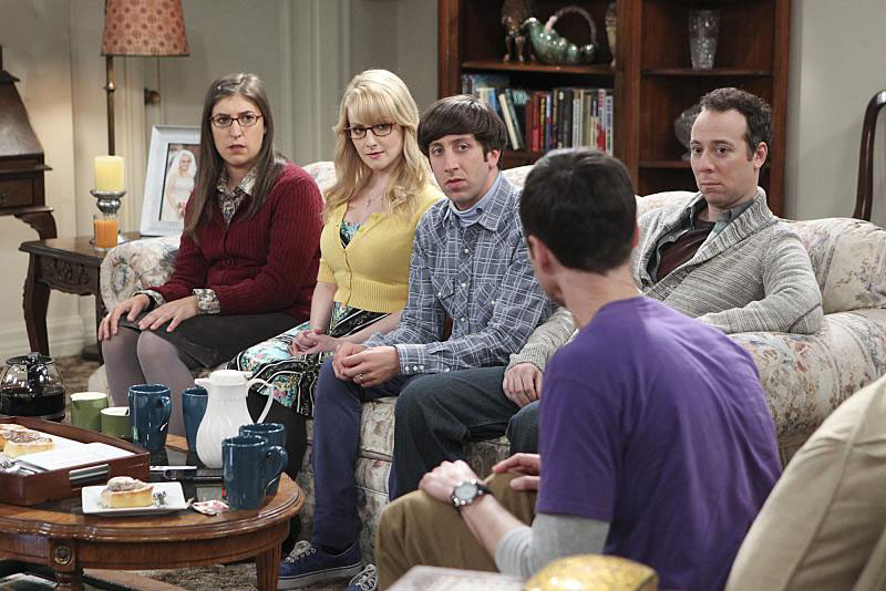 The Big Bang Theory : Bild Melissa Rauch, Kevin Sussman, Simon Helberg, Jim Parsons, Mayim Bialik