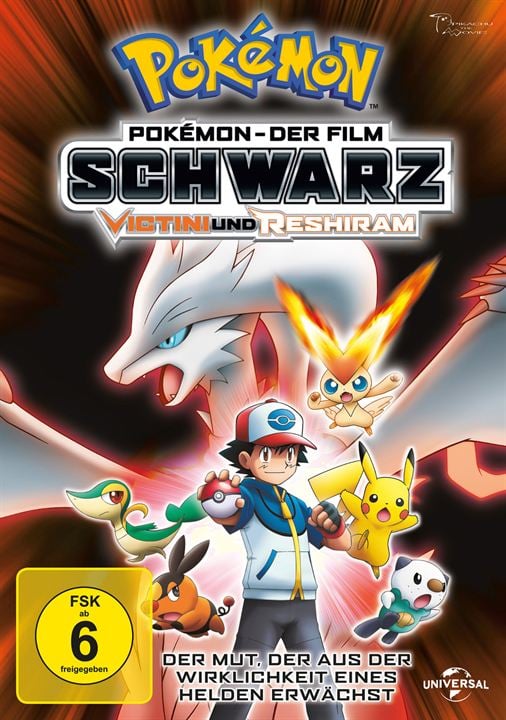 Pokémon - Der Film: Schwarz - Victini und Reshiram : Kinoposter