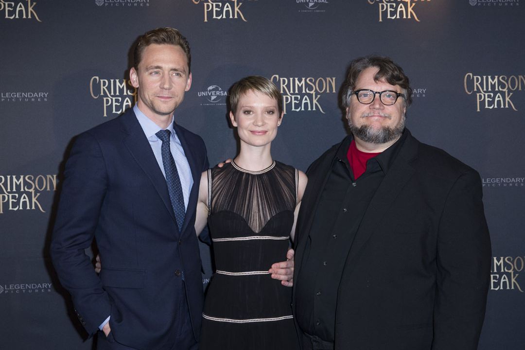 Crimson Peak : Vignette (magazine) Tom Hiddleston, Mia Wasikowska, Guillermo del Toro