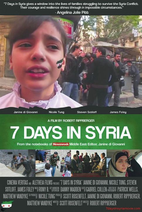 7 Days in Syria : Kinoposter