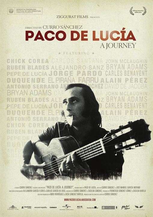 Paco de Lucia - Auf Tour : Kinoposter