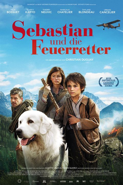 Sebastian und die Feuerretter : Kinoposter
