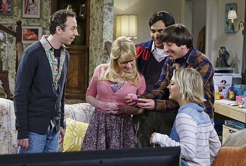 The Big Bang Theory : Bild Melissa Rauch, Kaley Cuoco, Kunal Nayyar, Kevin Sussman, Simon Helberg