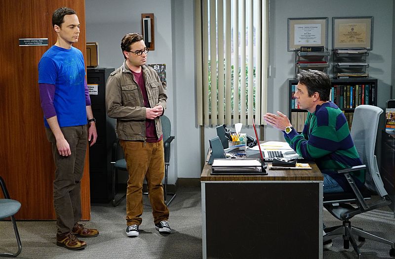 The Big Bang Theory : Bild Johnny Galecki, John Ross Bowie, Jim Parsons
