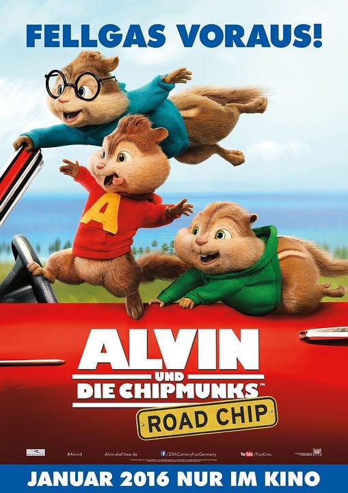Alvin und die Chipmunks: Road Chip : Kinoposter