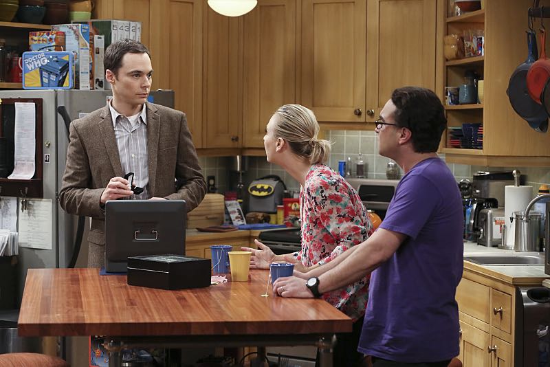 The Big Bang Theory : Bild Johnny Galecki, Kaley Cuoco, Jim Parsons
