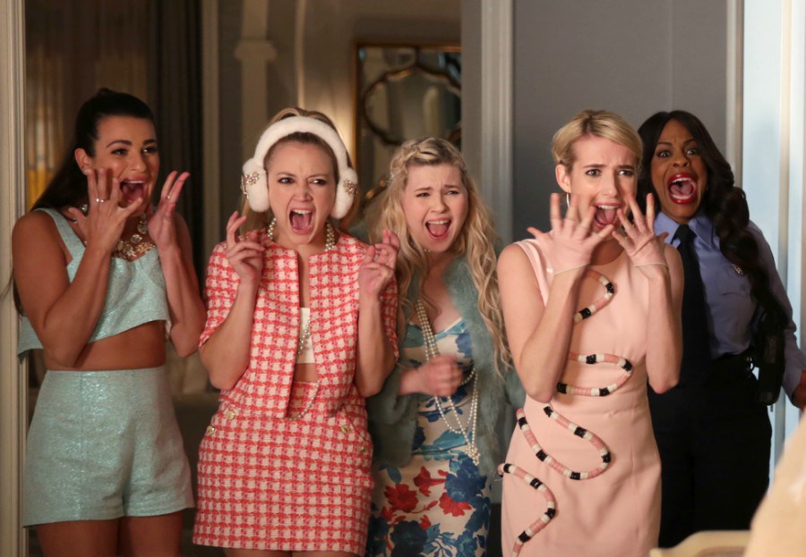 Scream Queens : Bild Lea Michele, Emma Roberts, Billie Lourd, Abigail Breslin, Niecy Nash