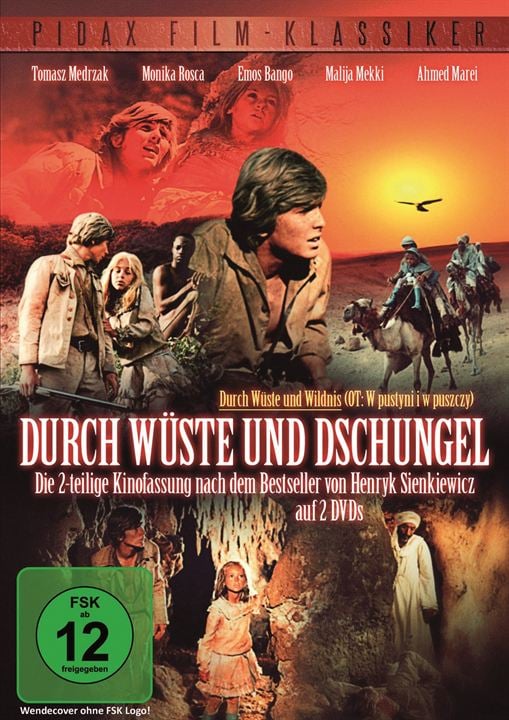 Durch Wüste und Dschungel : Kinoposter