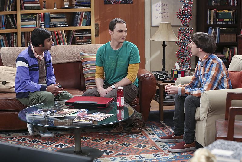 The Big Bang Theory : Bild Jim Parsons, Kunal Nayyar, Simon Helberg