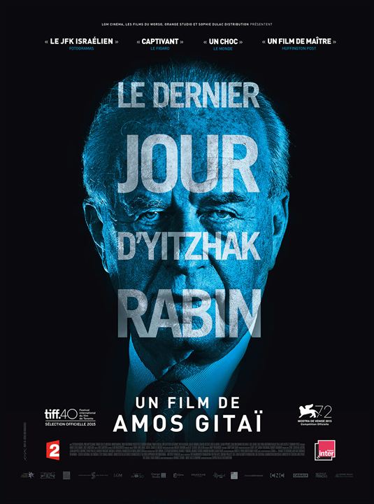 Le dernier jour d’Yitzhak Rabin : Kinoposter