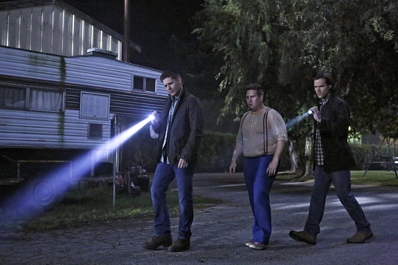 Supernatural : Bild Jensen Ackles, Jared Padalecki, Nate Torrence