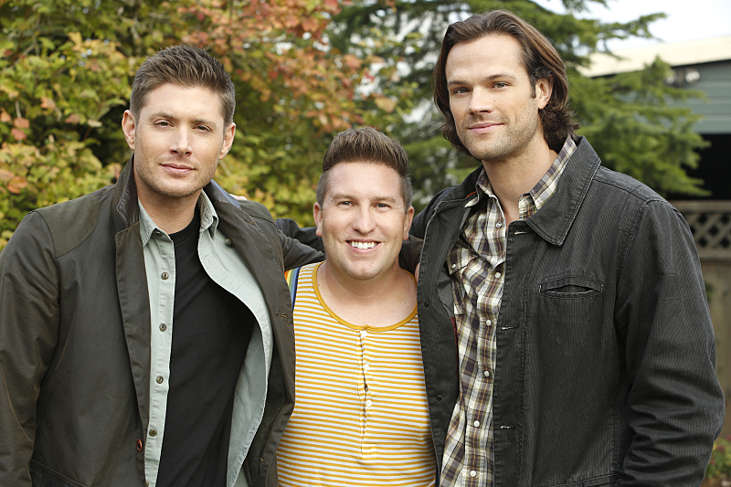 Supernatural : Bild Jensen Ackles, Nate Torrence, Jared Padalecki