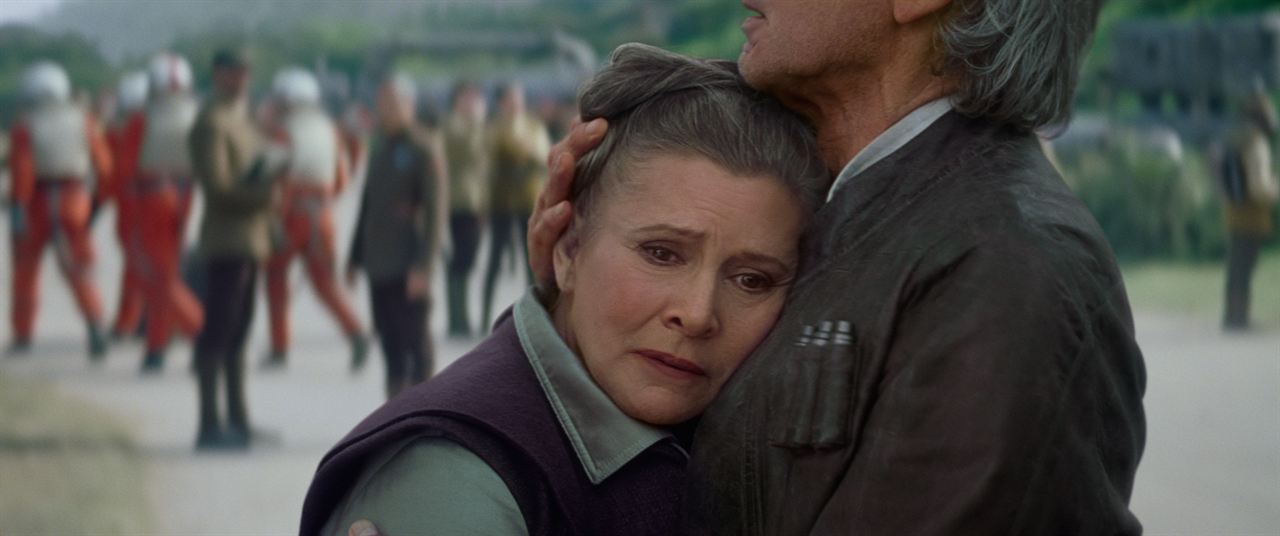Star Wars 7: Das Erwachen der Macht : Bild Harrison Ford, Carrie Fisher