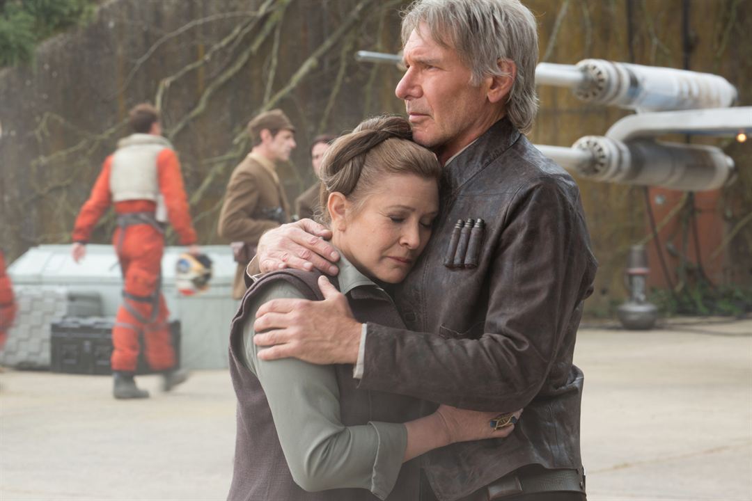 Star Wars 7: Das Erwachen der Macht : Bild Harrison Ford, Carrie Fisher