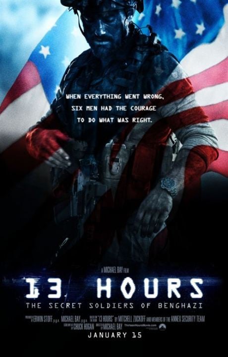 13 Hours: The Secret Soldiers Of Benghazi : Kinoposter