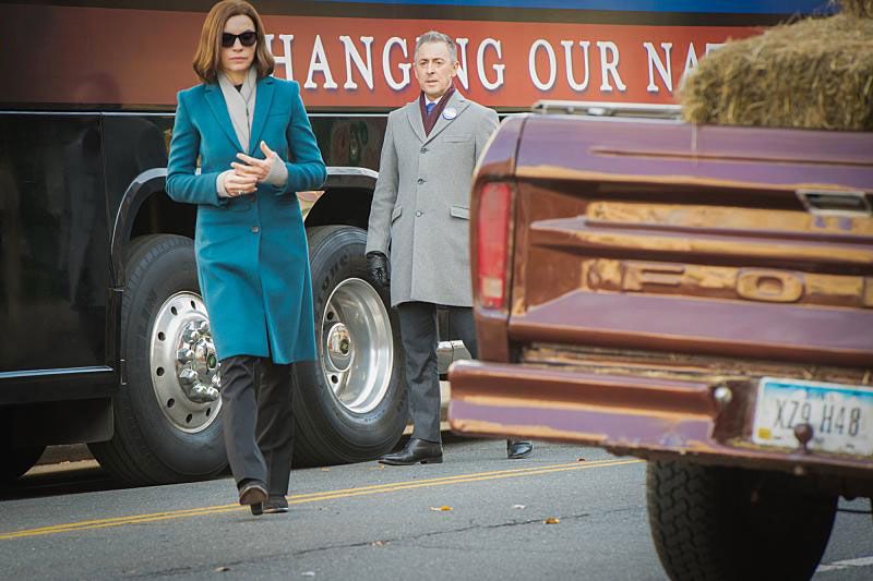 Good Wife : Bild Alan Cumming, Julianna Margulies