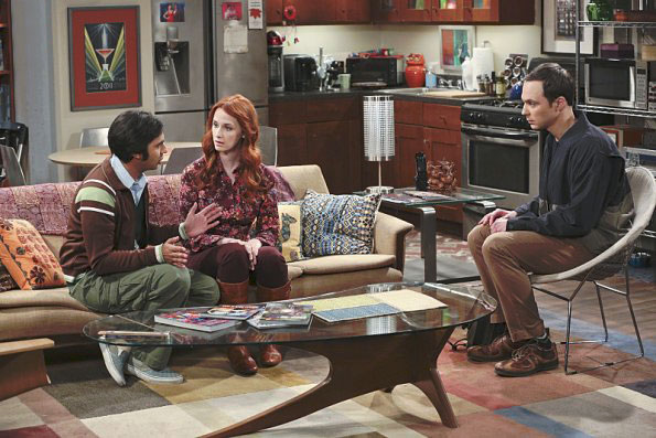 The Big Bang Theory : Bild Kunal Nayyar, Laura Spencer, Jim Parsons
