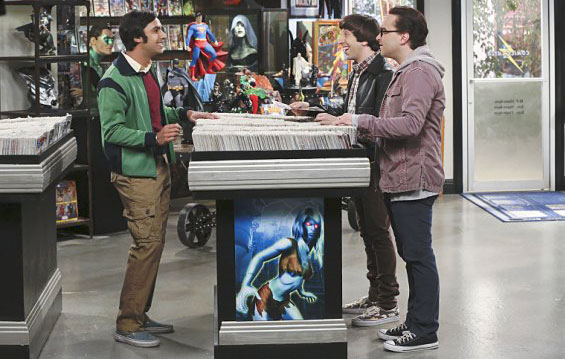 The Big Bang Theory : Bild Johnny Galecki, Kunal Nayyar, Simon Helberg